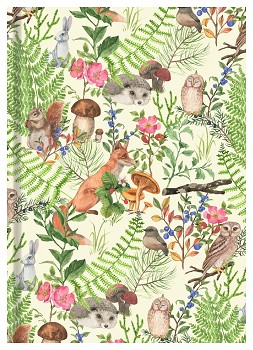 notitieboek gebonden, A5 lijn, 'Flora en Fauna'